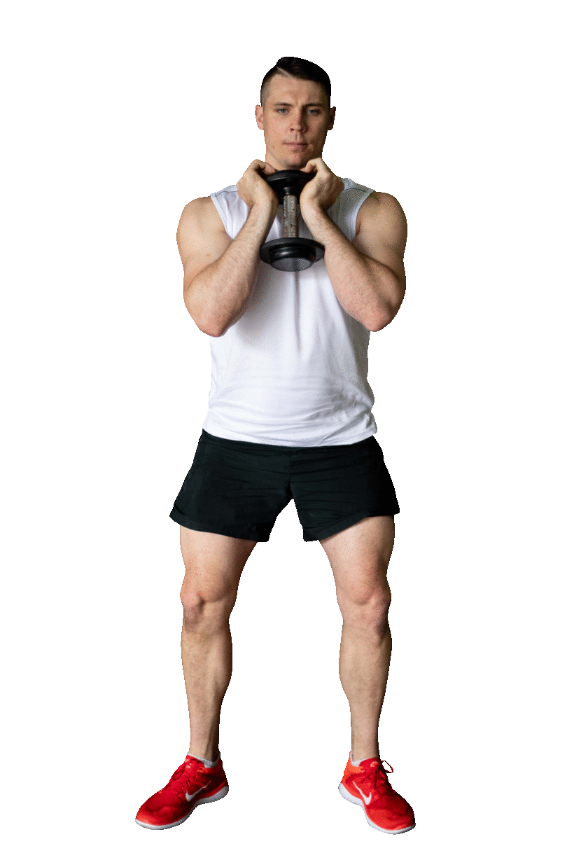 dumbbell goblet squat - Rapid Loss® Program