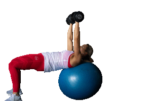 {}female stability ball chest press - Rapid Loss® Program