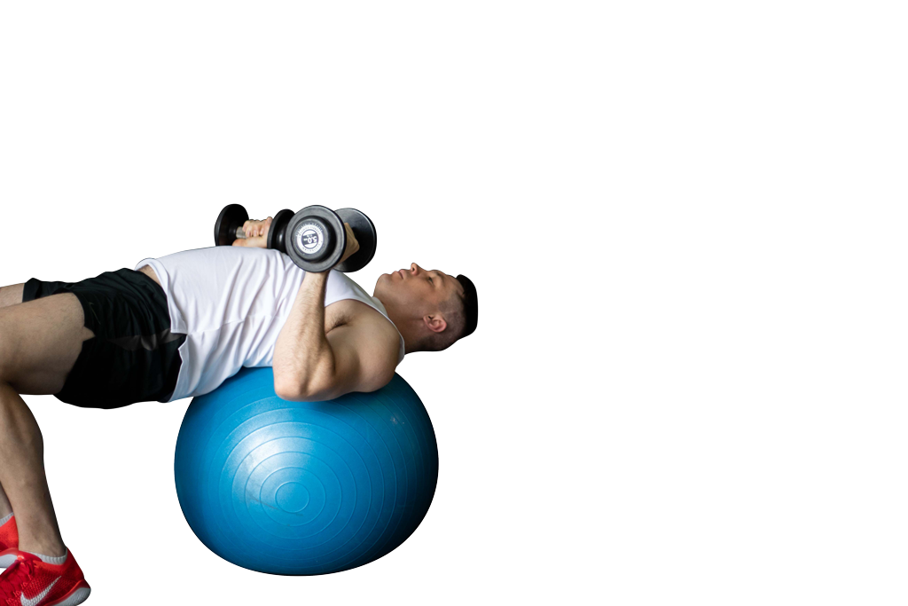 stability ball chest press two 0G9A9643 - Rapid Loss® Program